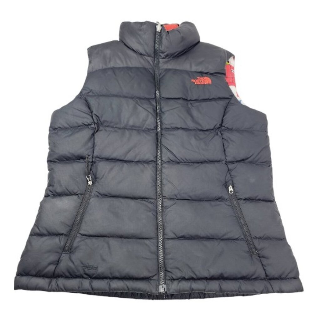 The North Face Women's Black Sochi RU/14 Flags 700‎ Down Puffer Vest Size S